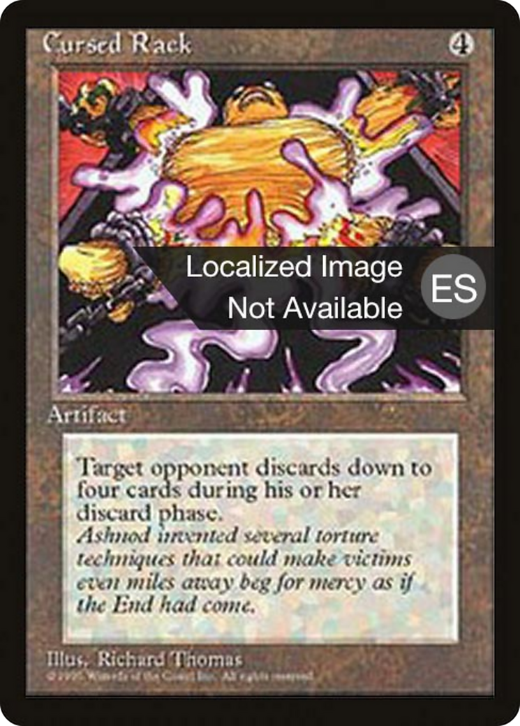 Cursed Rack (4BB-) - Fourth Edition Foreign Black Border