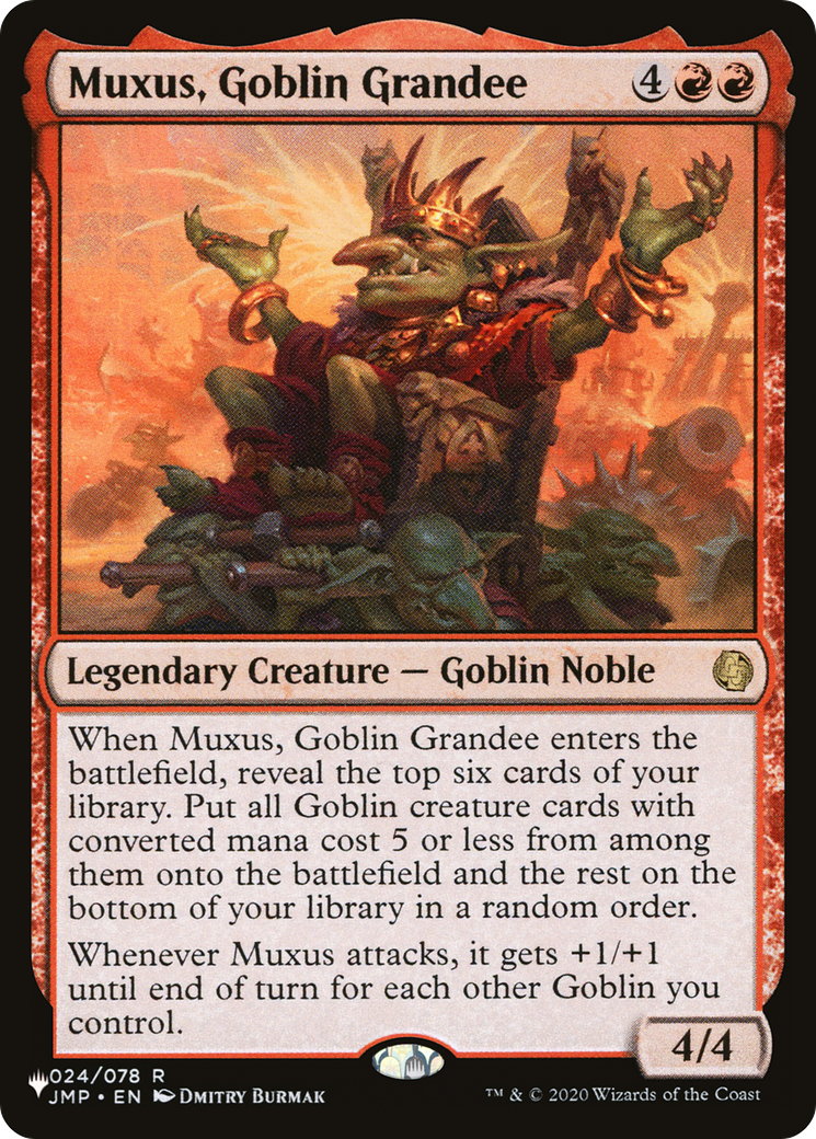 Muxus, Goblin Grandee (LIST-JMP-24) - The List