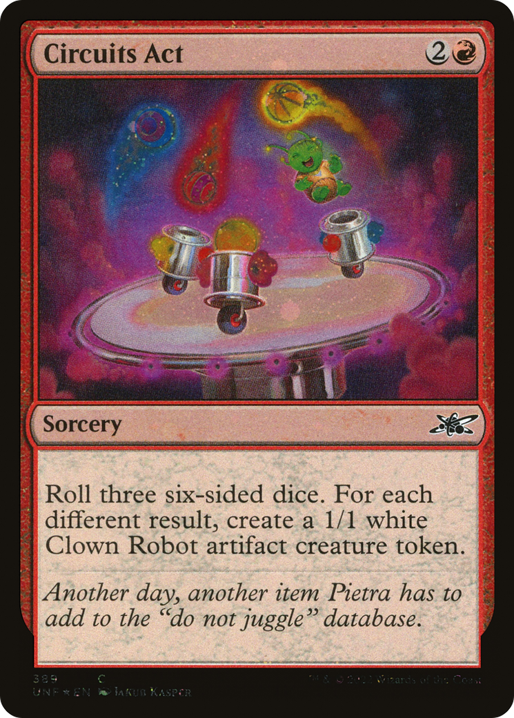 Circuits Act (Galaxy Foil) (UNF-389) - Unfinity Foil