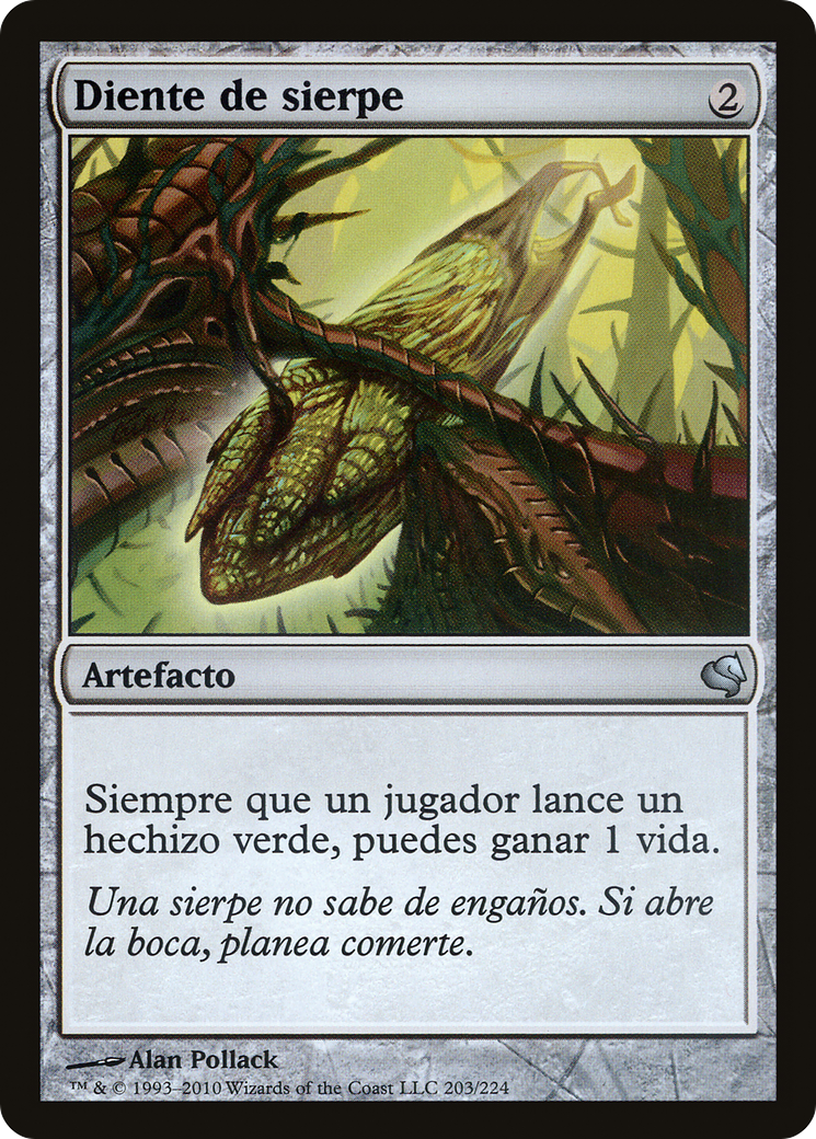 Wurm's Tooth (Spanish) - "Diente de sierpe" (PS11-203) - Salvat 2011