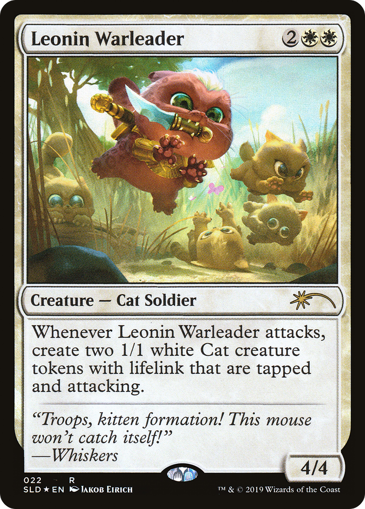 Leonin Warleader (SLD-022) - Secret Lair Drop Foil