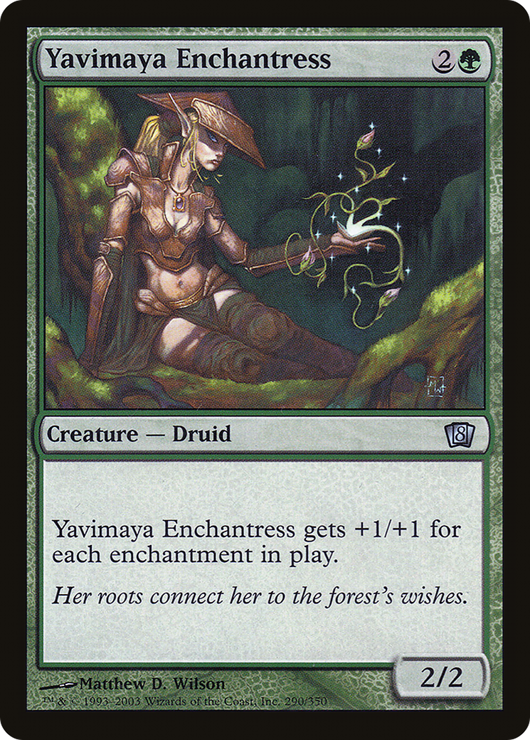 Yavimaya Enchantress (8ED-290) - 8th Edition