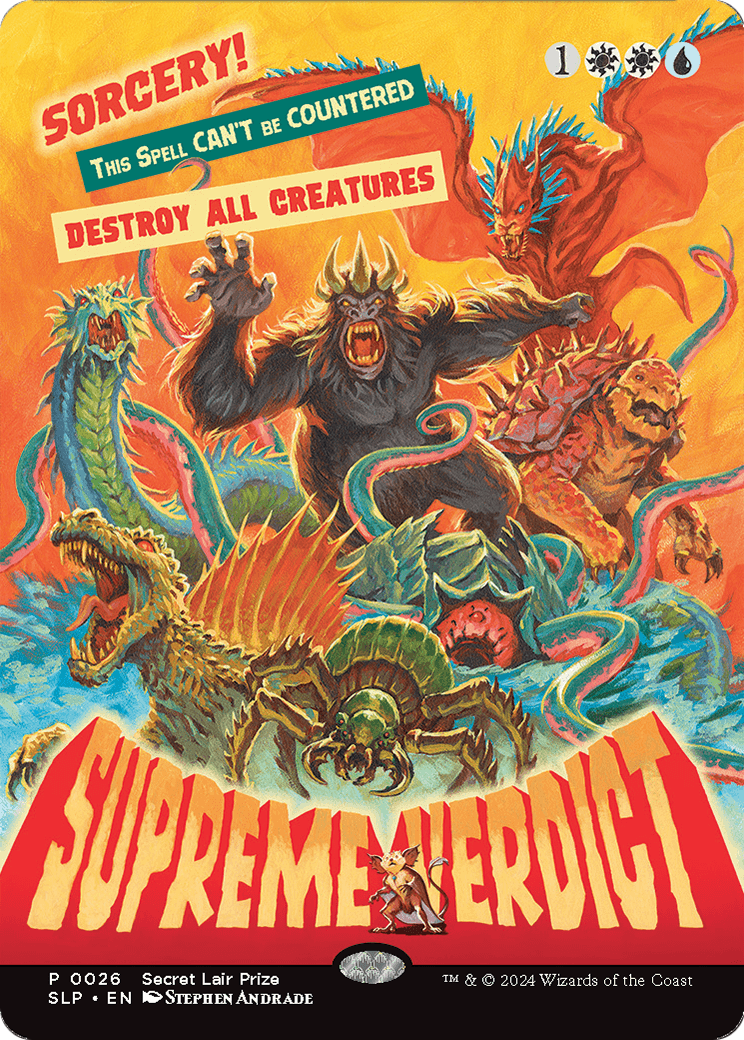 Supreme Verdict (SLP-026) - Secret Lair Showdown Foil