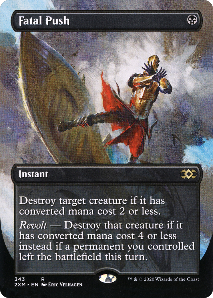 Fatal Push (Borderless) (2XM-343) - Double Masters Foil