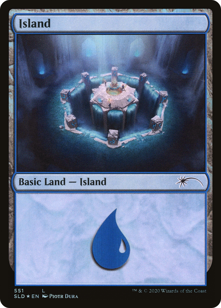 Island (551) (SLD-551) - Secret Lair Drop Foil