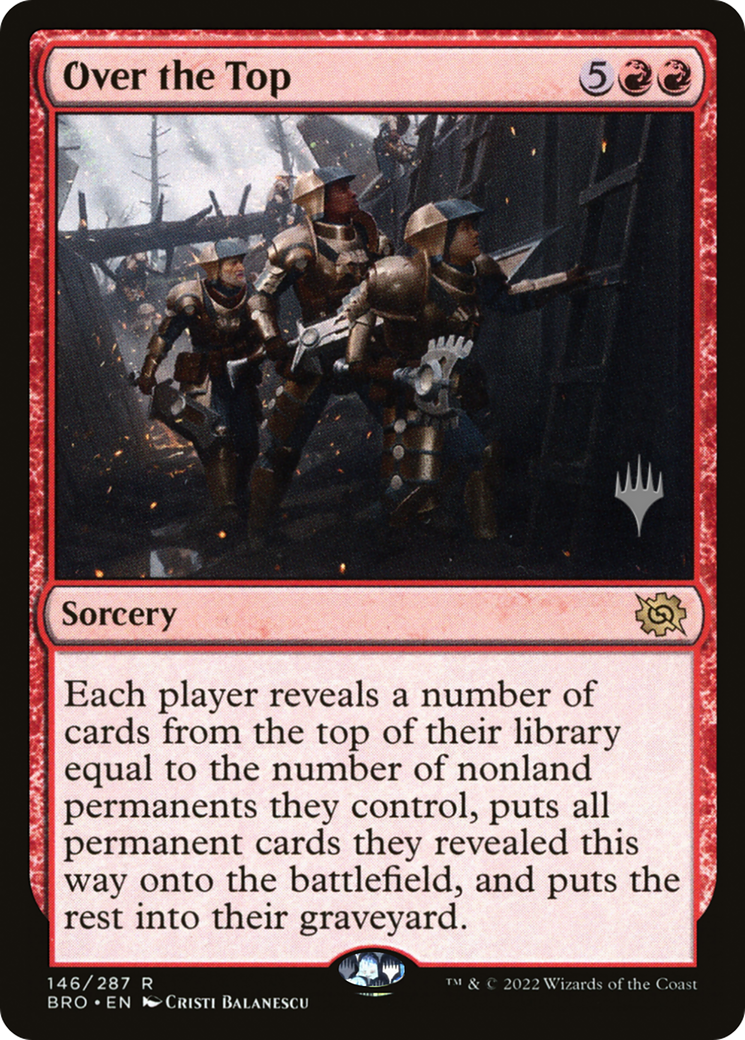 Over the Top (PPBRO-146) - The Brothers' War Promos Foil