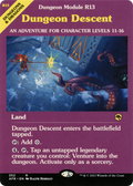 Dungeon Descent (Dungeon Module) (AFR-352) - Adventures in the Forgotten Realms: (Showcase) Foil