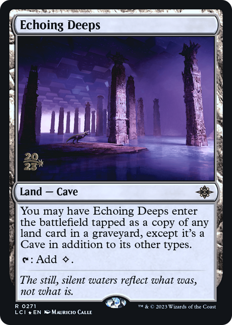 Echoing Deeps (PRE-271) - The Lost Caverns of Ixalan Promos Foil