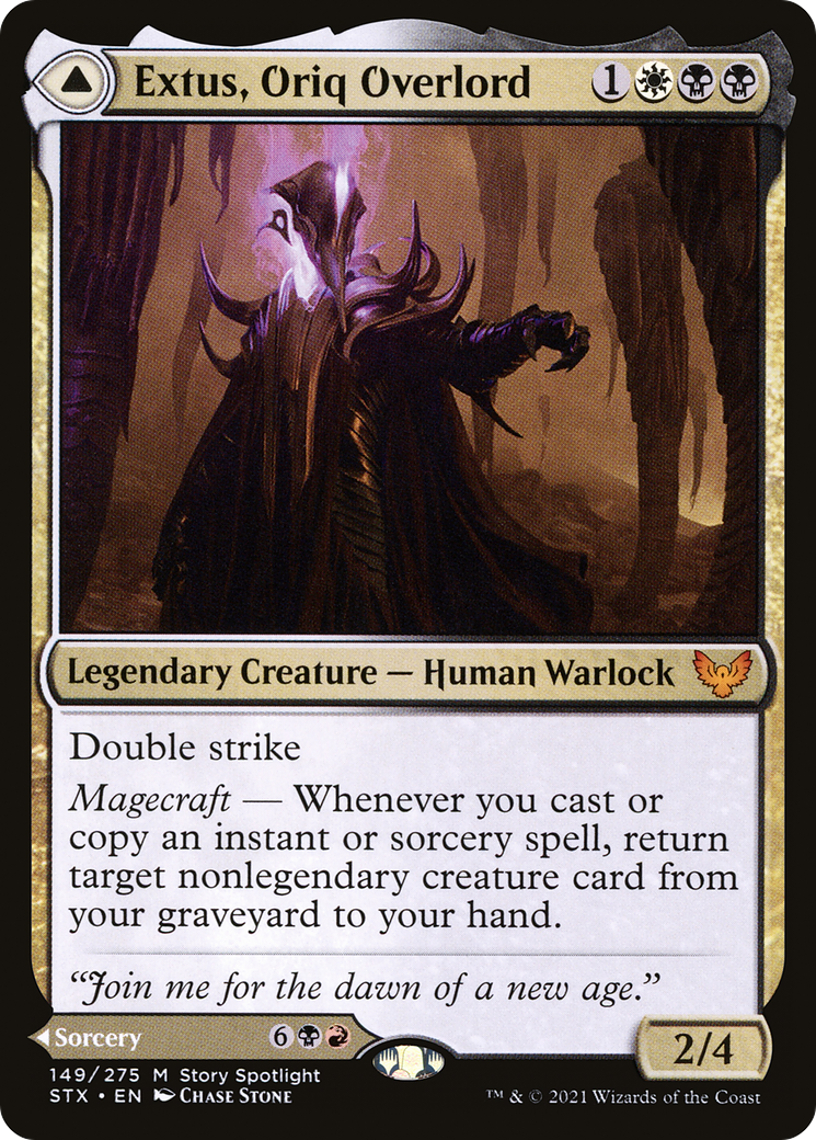 Extus, Oriq Overlord (STX-149) - Strixhaven: School of Mages Foil