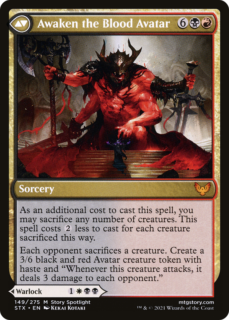 Extus, Oriq Overlord (STX-149) - Strixhaven: School of Mages Foil