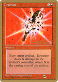 Detonate - 1996 Mark Justice (4ED) (SB) (WCD-) - Pro Tour Collector Set