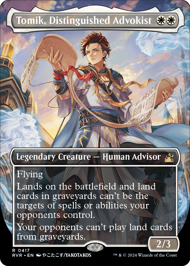Tomik, Distinguished Advokist (Anime Borderless) (RVR-417) - Ravnica Remastered