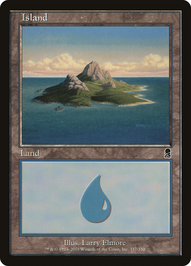 Island (337) (ODY-337) - Odyssey Foil