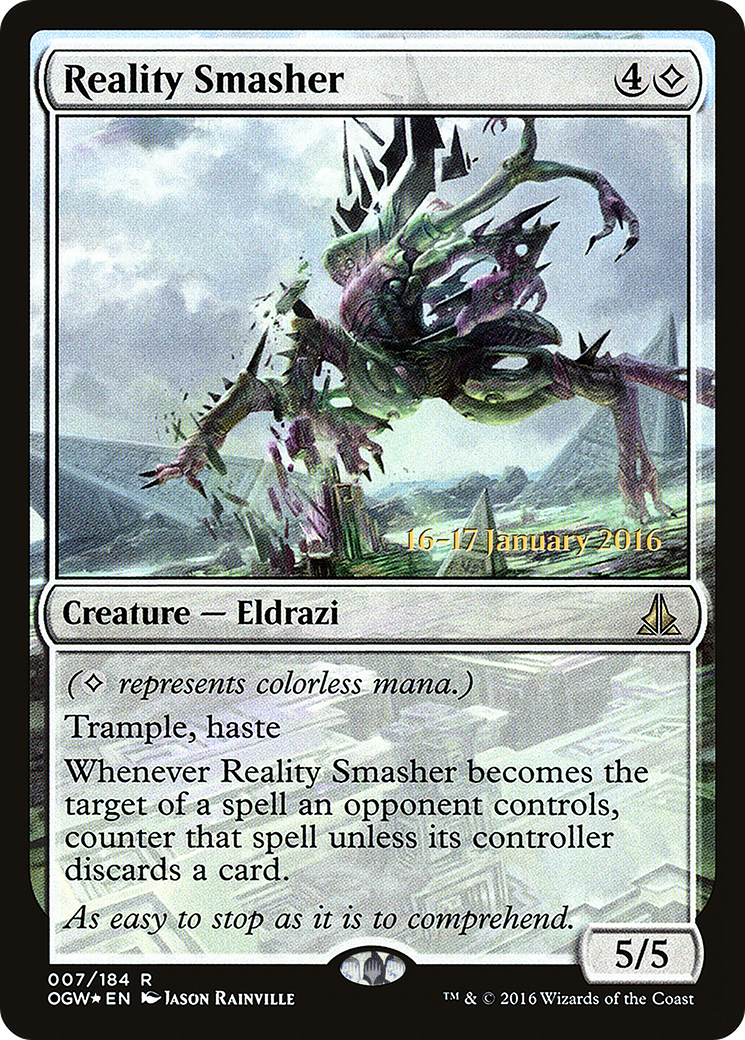 Reality Smasher (PRE-07S) - Oath of the Gatewatch Promos Foil