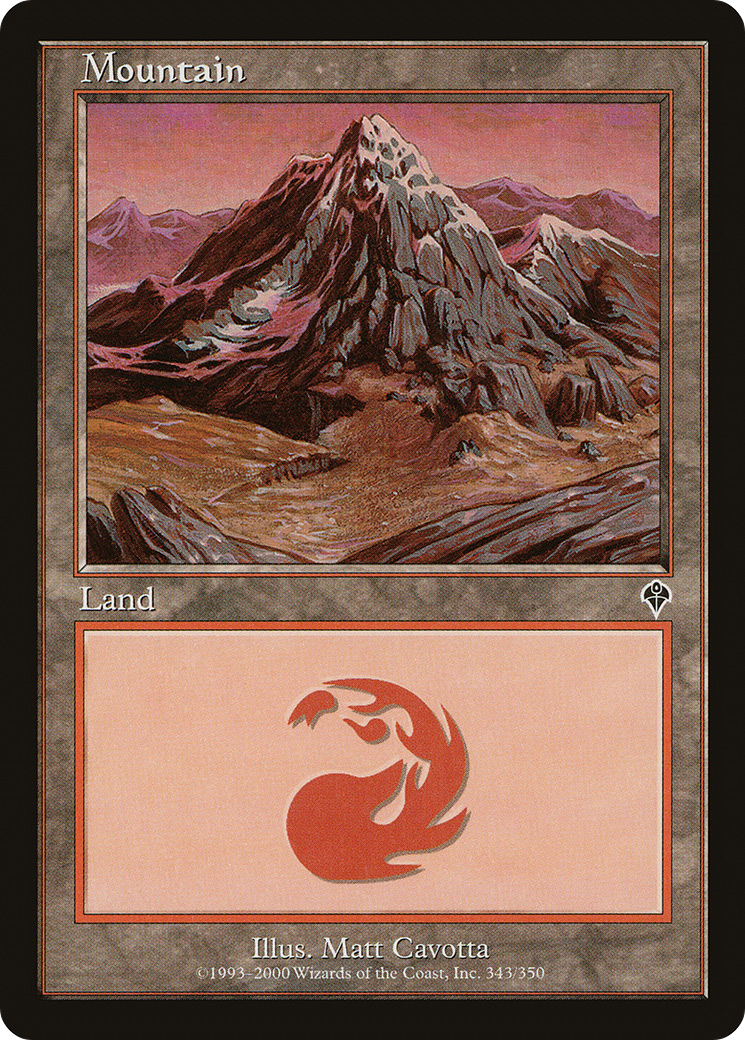 Mountain (343) (INV-343) - Invasion Foil