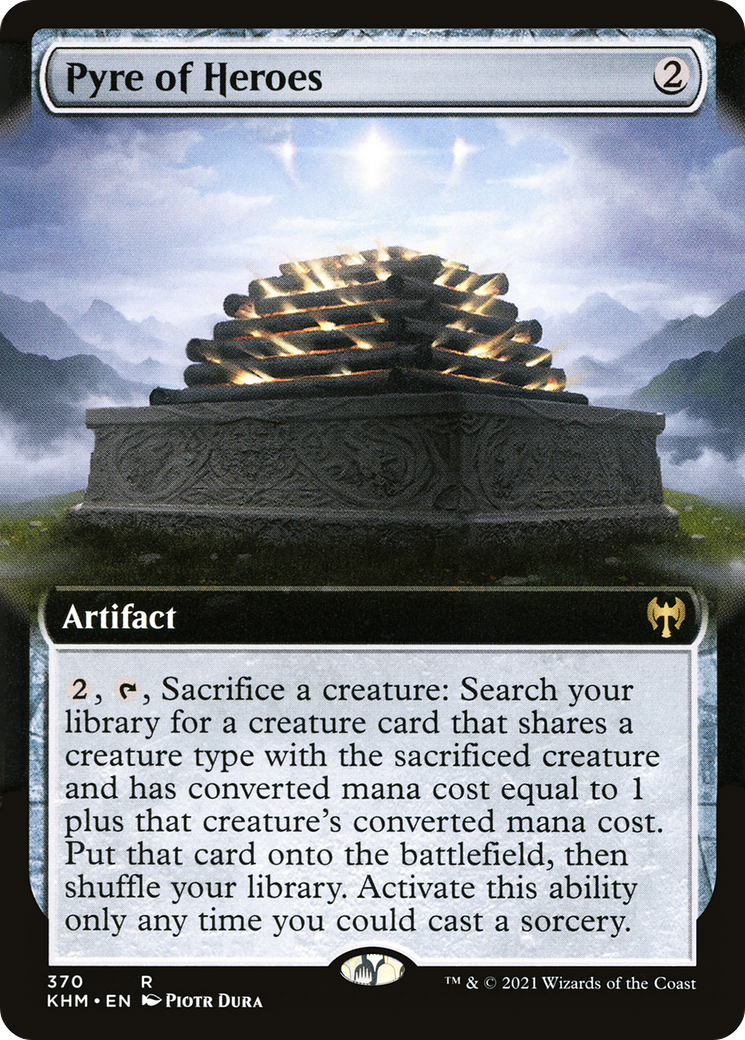 Pyre of Heroes (Extended Art) (KHM-370) - Kaldheim: (Extended Art)