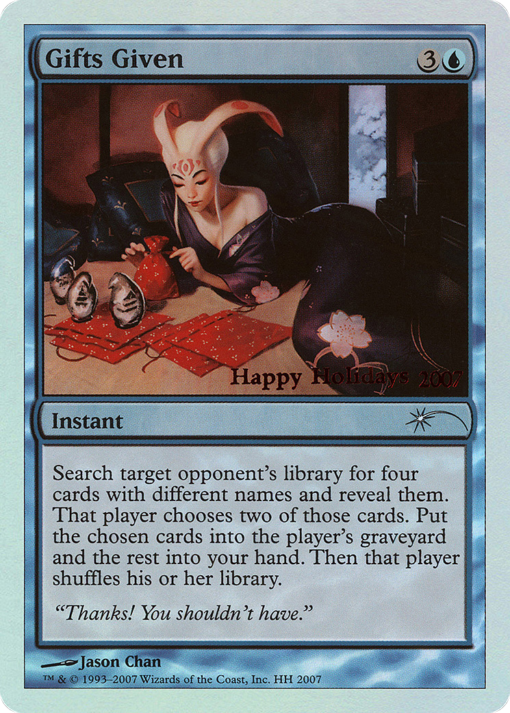 Gifts Given (SPECIAL-2007) - Happy Holidays Foil