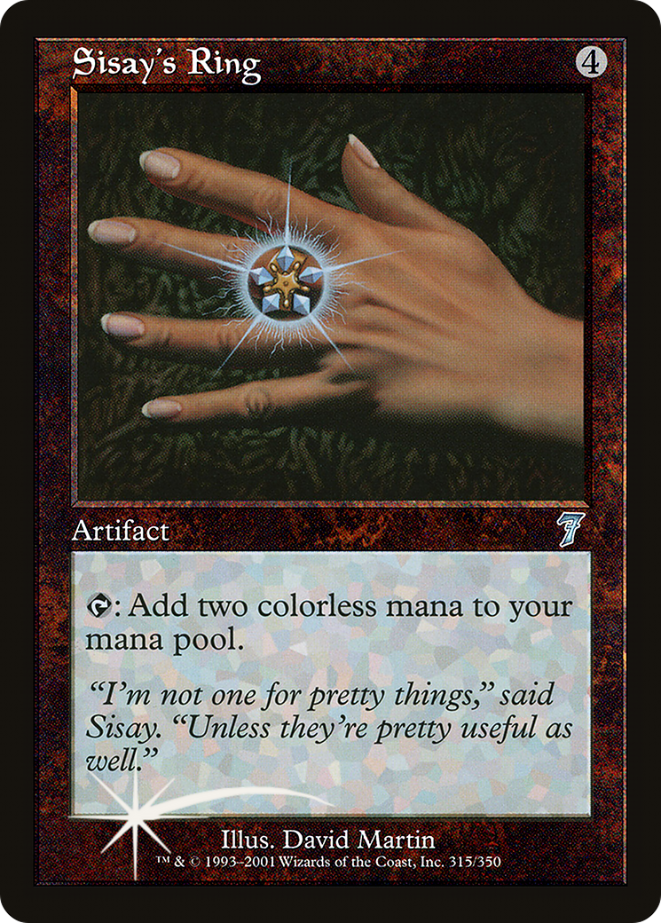 Sisay's Ring (7ED-315★) - 7th Edition Foil