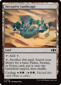 Deceptive Landscape (TDC-356) - Commander: Tarkir: Dragonstorm