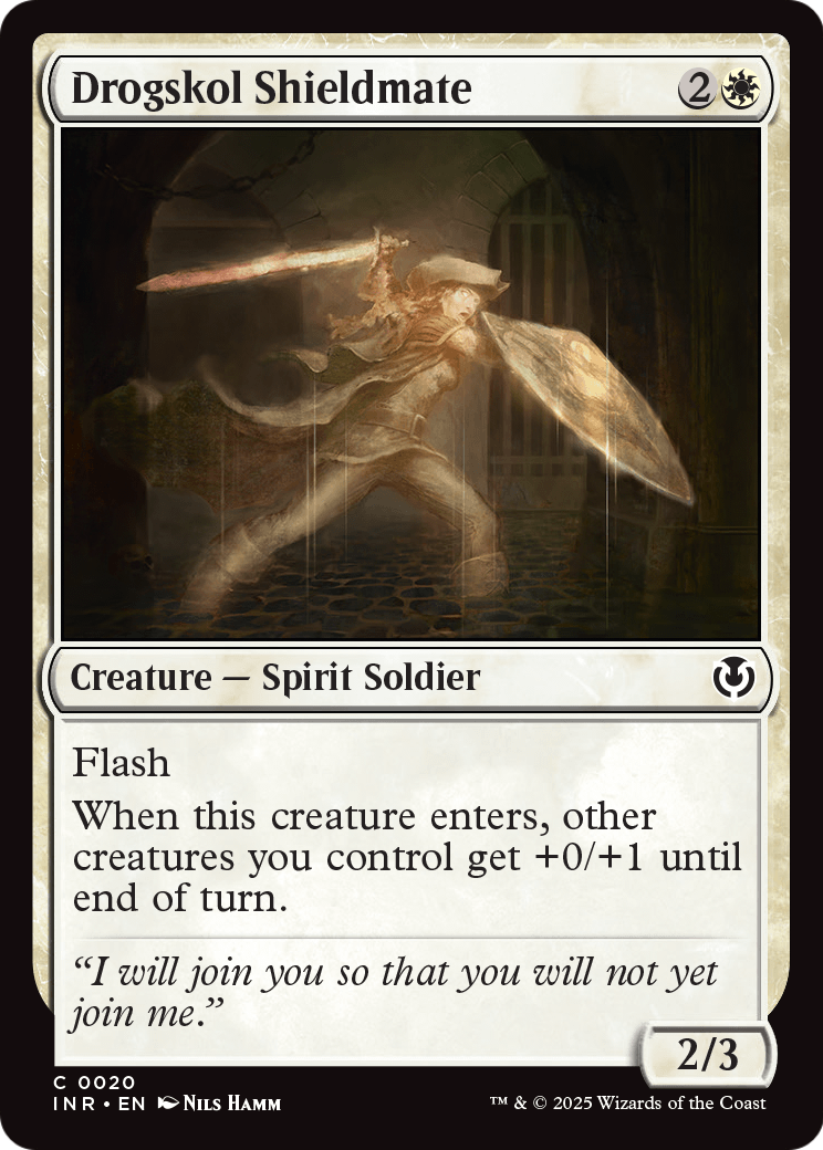 Drogskol Shieldmate (INR-020) - Innistrad Remastered Foil