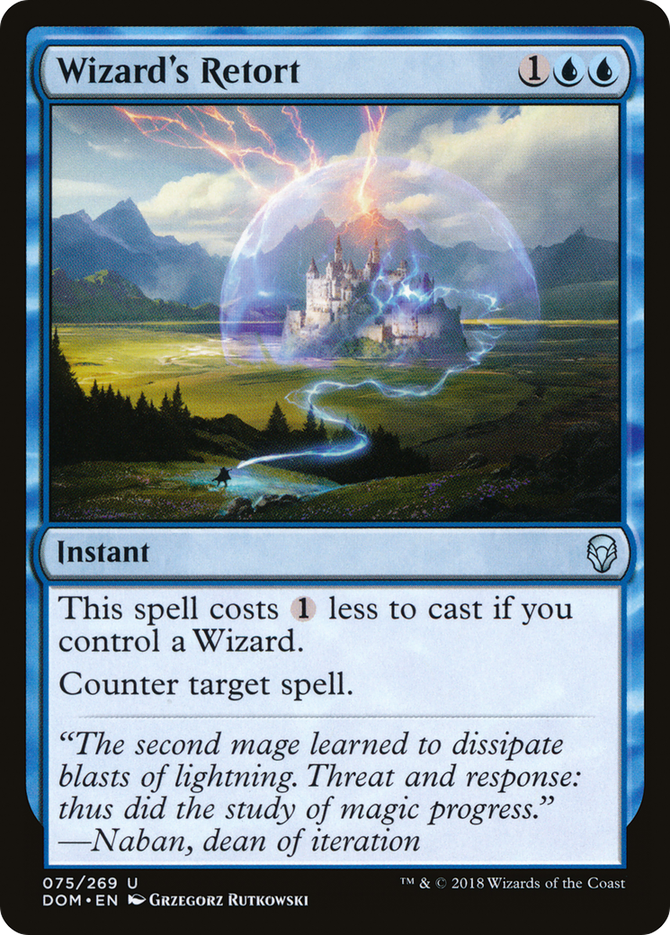 Wizard's Retort (DOM-075) - Dominaria