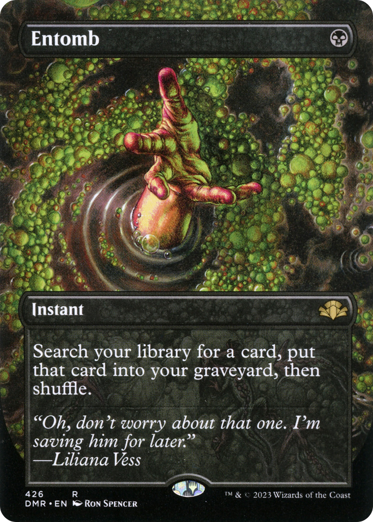 Entomb (Borderless) (DMR-426) - Dominaria Remastered