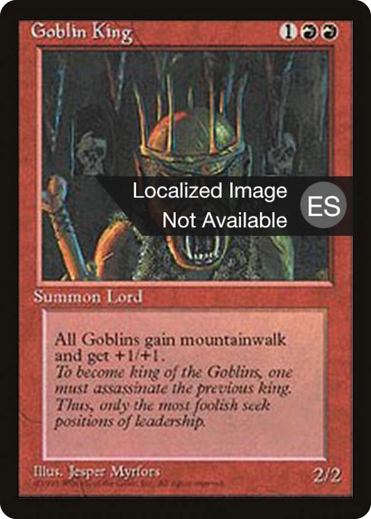 Goblin King (4BB-) - Fourth Edition Foreign Black Border
