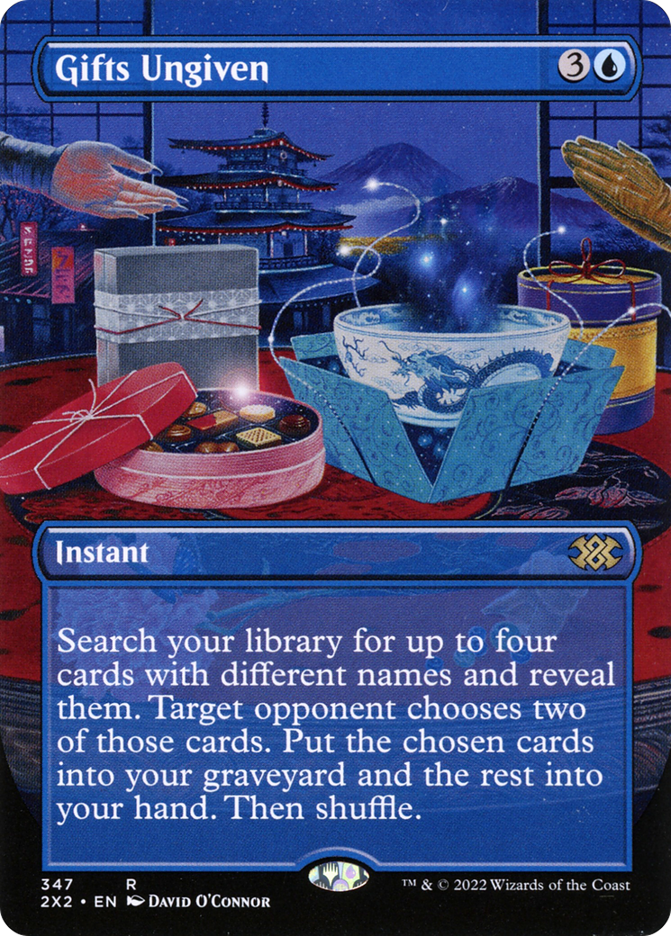 Gifts Ungiven (Borderless) (2X2-347) - Double Masters 2022 Foil