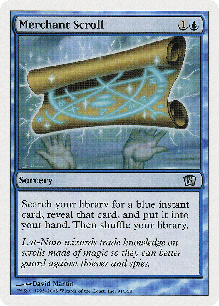 Merchant Scroll (8ED-091) - 8th Edition