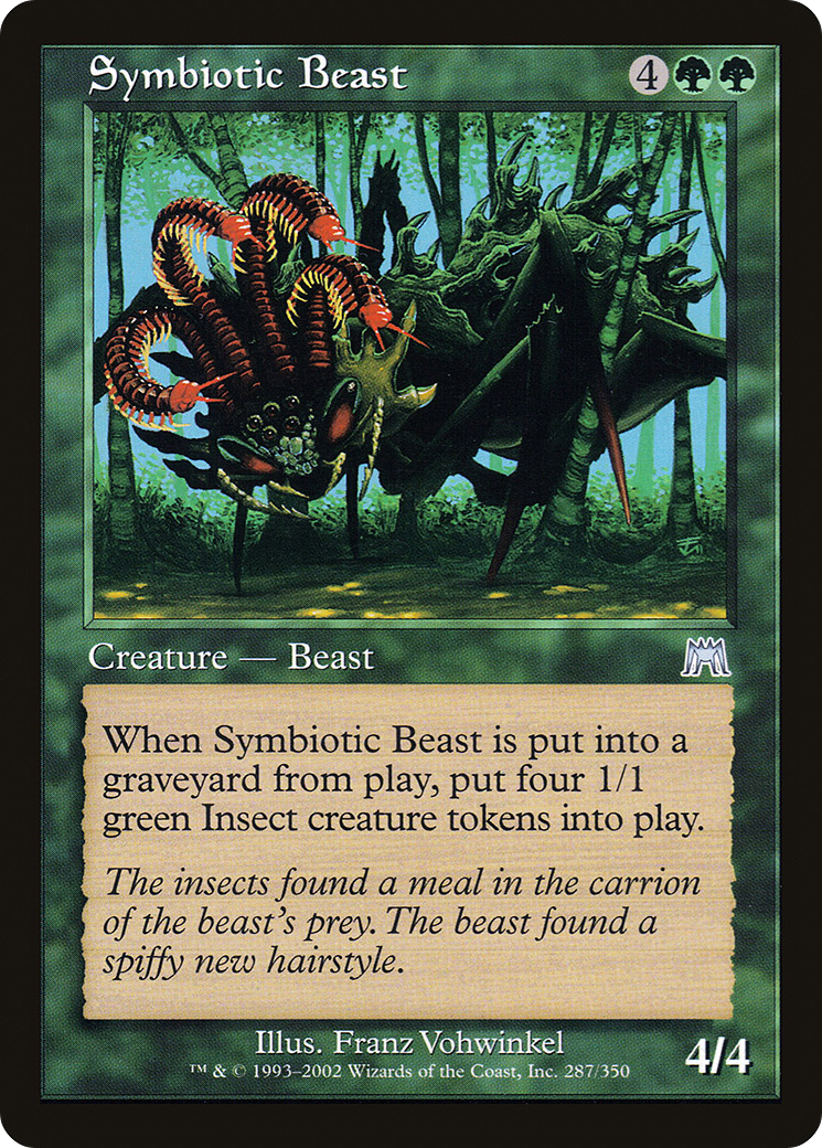 Symbiotic Beast (ONS-287) - Onslaught Foil