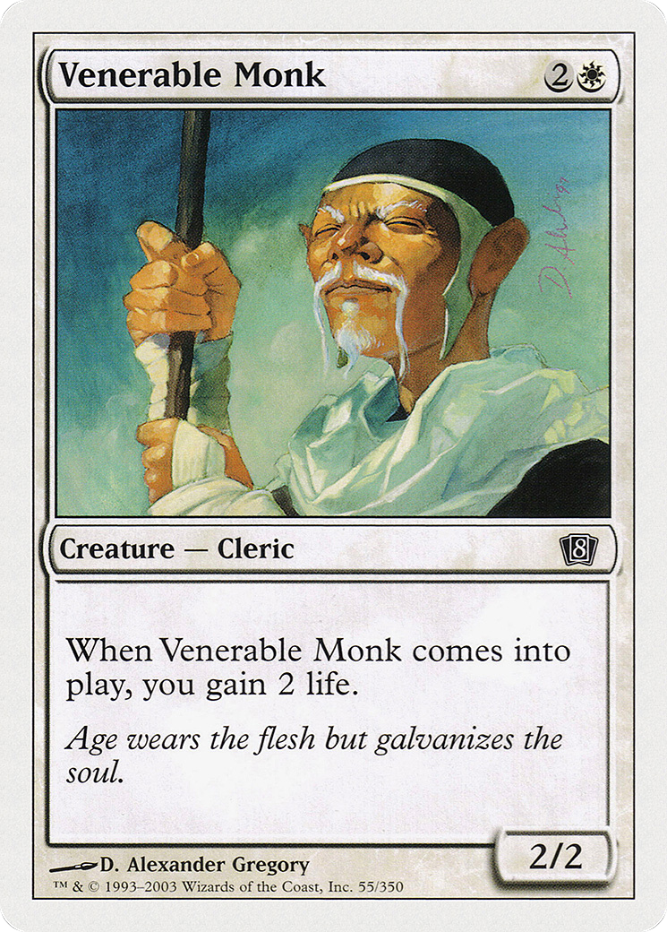 Venerable Monk (8ED-055) - 8th Edition