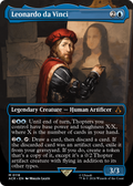 Leonardo da Vinci (Borderless) (ACR-118) - Assassin's Creed Foil