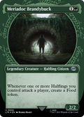 Meriadoc Brandybuck (Showcase) (Surge Foil) (LTR-806) - The Lord of the Rings: Tales of Middle-earth: (Showcase) (Borderless) Foil