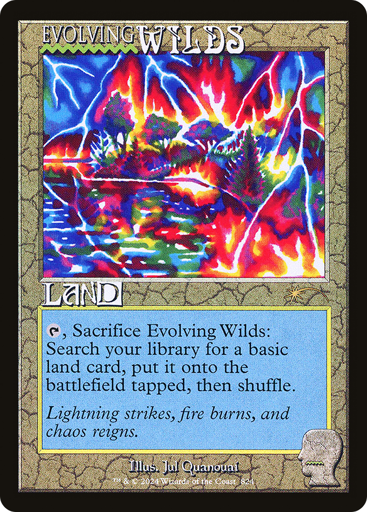Evolving Wilds (Rainbow Foil) (SLD-824) - Secret Lair Drop Foil