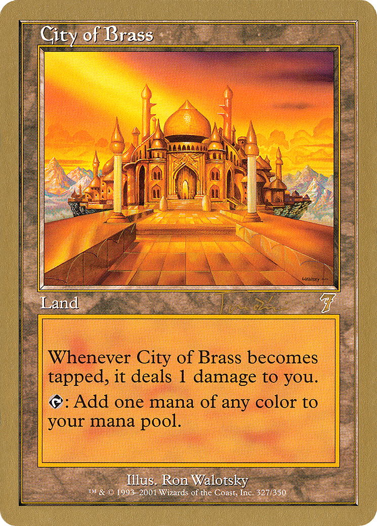 City of Brass - 2001 Jan Tomcani (7ED) (WCD-) - World Championship Decks 2001