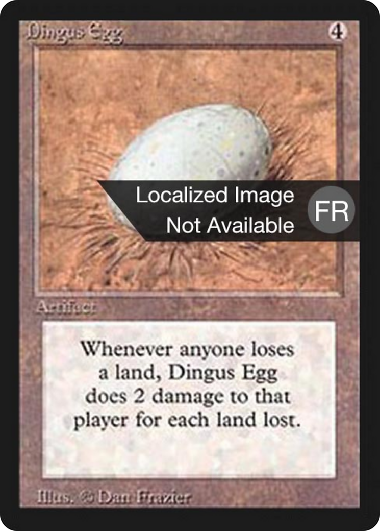 Dingus Egg (FBB-) - Foreign Black Border