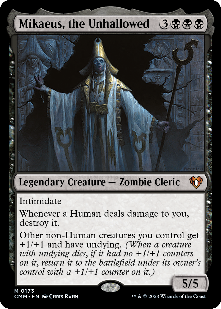 Mikaeus, the Unhallowed (CMM-173) - Commander Masters Foil