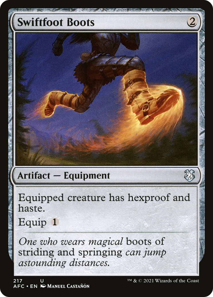 Swiftfoot Boots (AFC-217) - Forgotten Realms Commander