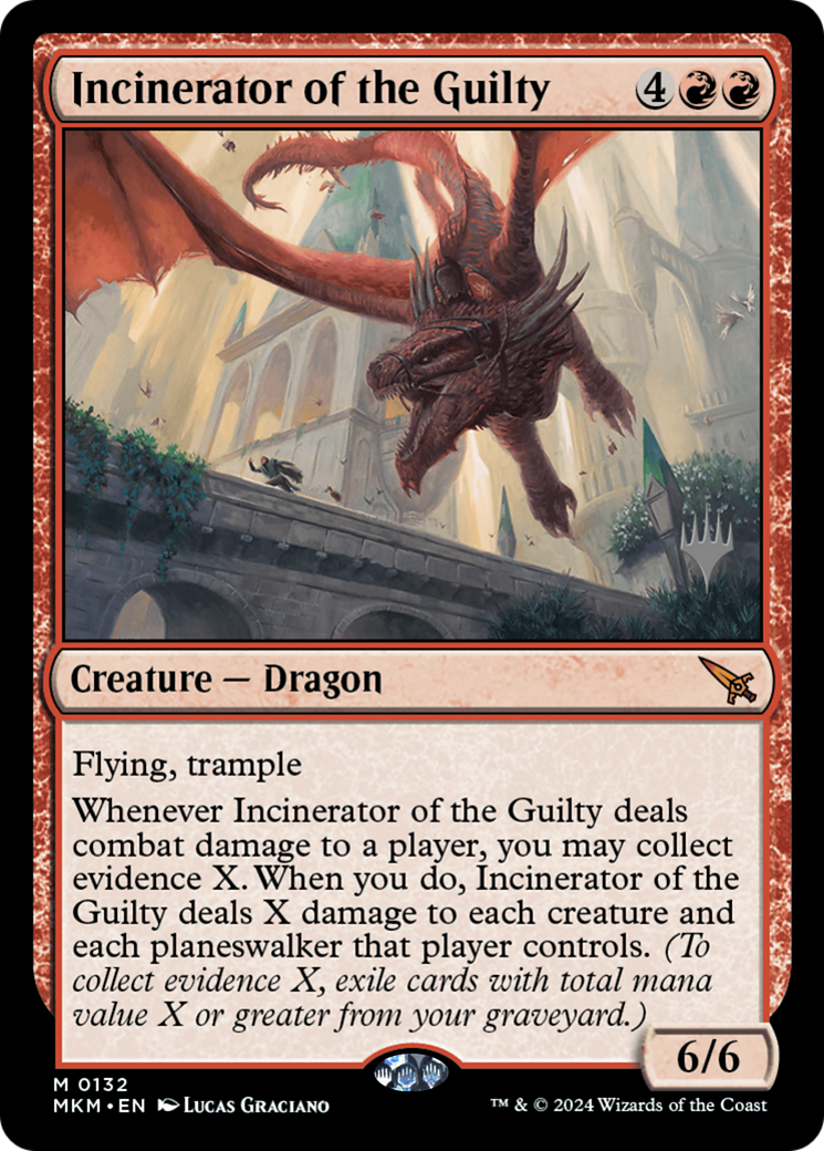 Incinerator of the Guilty (PPMKM-132) - Murders at Karlov Manor Promos