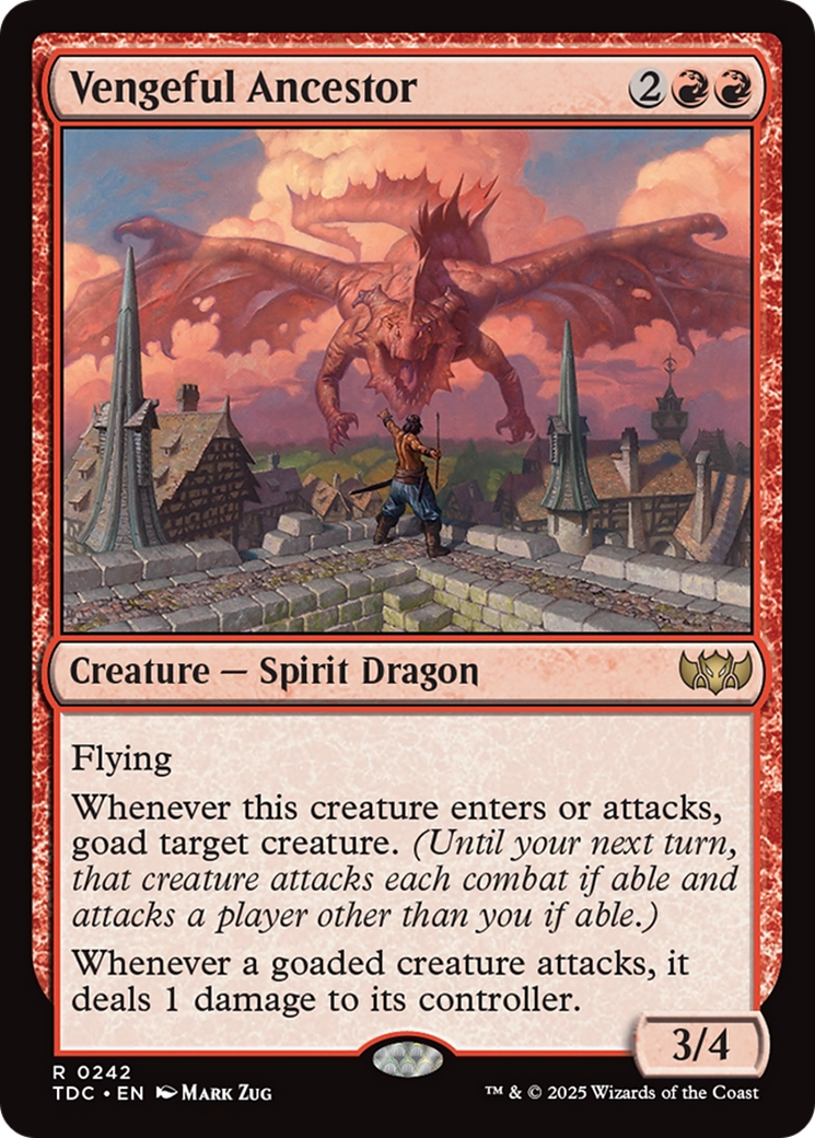 Vengeful Ancestor (TDC-242) - Commander: Tarkir: Dragonstorm