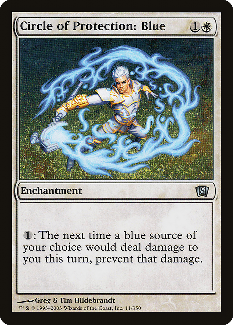 Circle of Protection: Blue (8ED-011) - 8th Edition