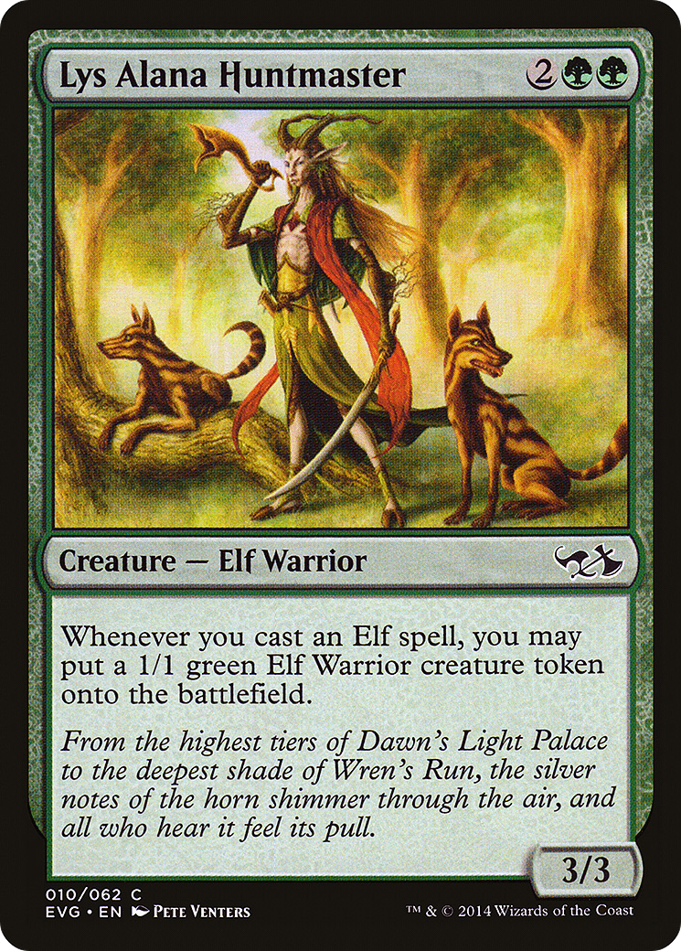 Lys Alana Huntmaster (DD3-) - Duel Decks Anthology: Elves vs. Goblins