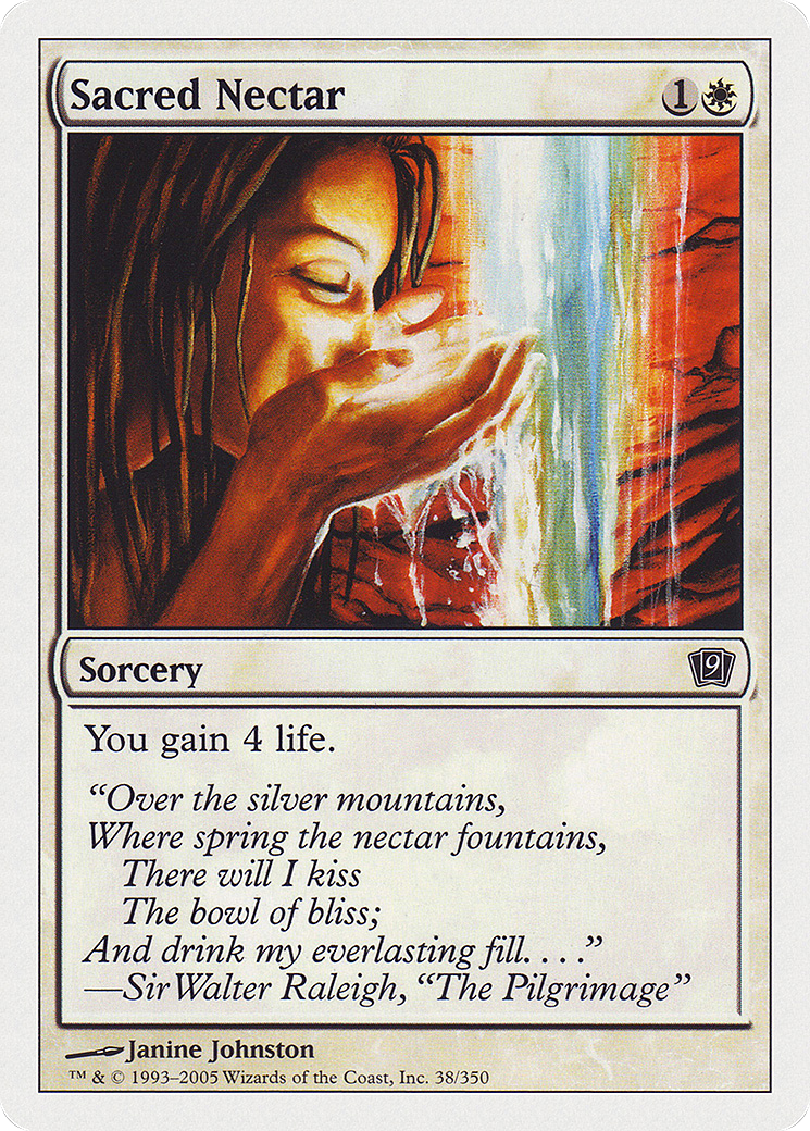Sacred Nectar (9ED-038) - 9th Edition