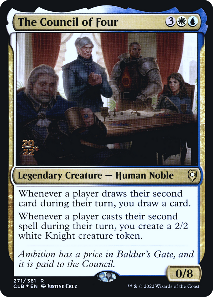 The Council of Four (PRE-271) - Battle for Baldur's Gate Promos Foil