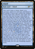 Island (255) (Full-Text Lands) (SLD-255) - Secret Lair Drop Foil