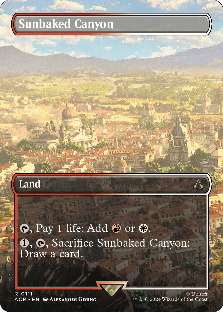 Sunbaked Canyon (Borderless) (ACR-111) - Assassin's Creed