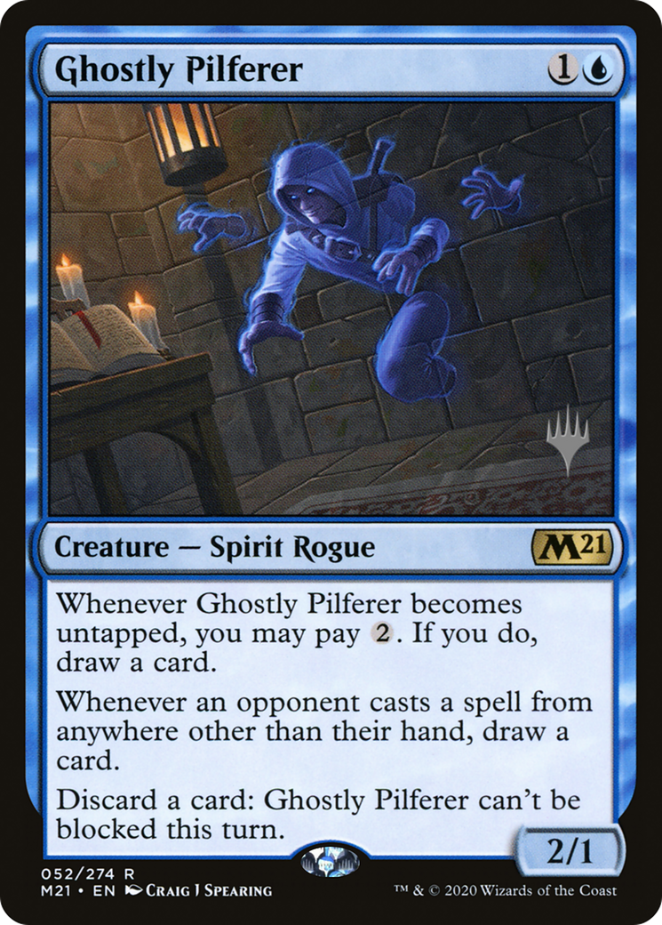 Ghostly Pilferer (PPM21-052) - Core Set 2021 Promos Foil