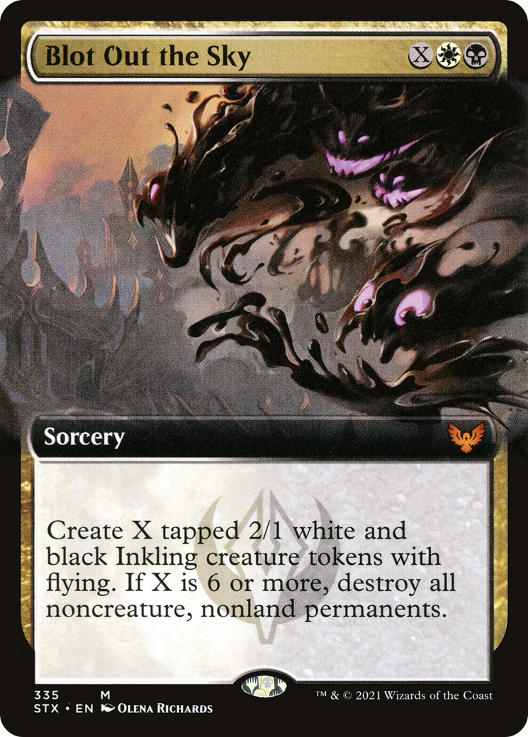 Blot Out the Sky (Extended Art) (STX-335) - Strixhaven: School of Mages: (Extended Art) Foil