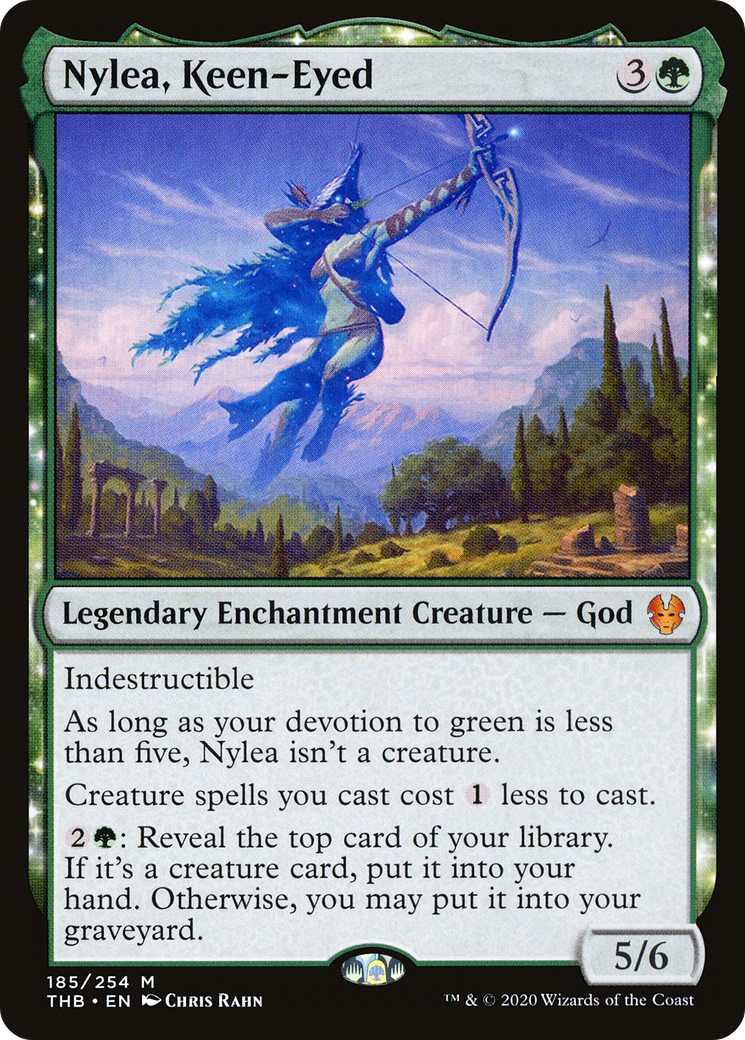 Nylea, Keen-Eyed (THB-185) - Theros Beyond Death: (enchantment)