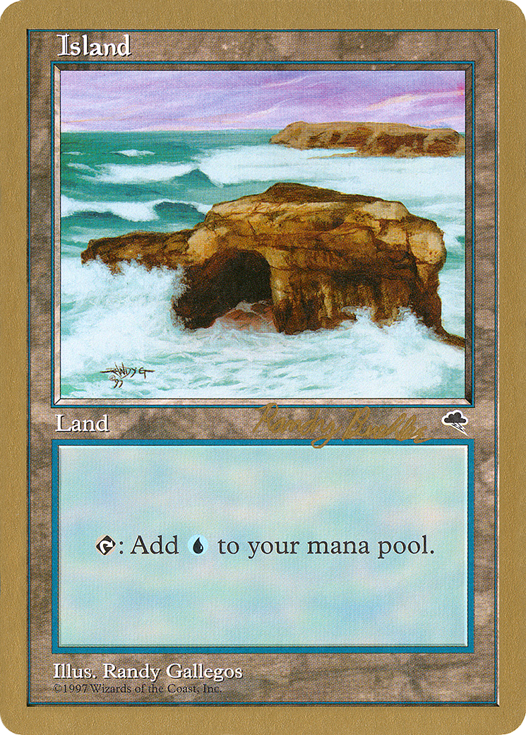 Island (Crashing Waves) - 1998 Randy Buehler (TMP) (WCD-) - World Championship Decks 1998